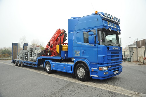 CAMION BRAS DE LEVAGE TLM TRANSPORTS 