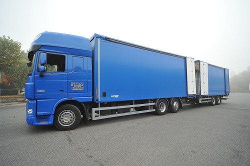 CAMION REMORQUE TLM TRANSPORT CENTRE FRANCE